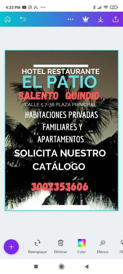 Hospedaje Los Balcones Salento Exterior photo